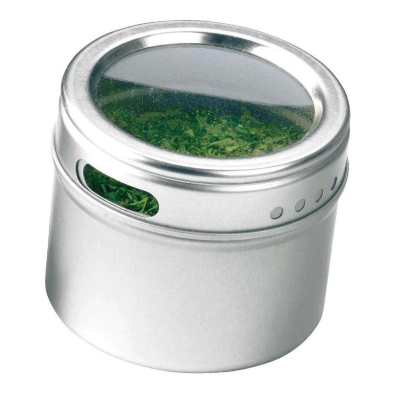 4 Porta Condimento Tempero Inox Magnético Imã Geladeira