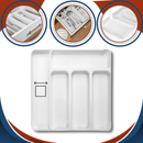 Organizador De Gaveta Extensível Divisor Porta Talheres Utensílios Cozinha Banheiro