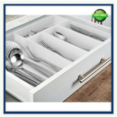 Organizador De Gaveta Extensível Divisor Porta Talheres Utensílios Cozinha Banheiro