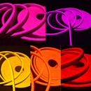 Fita de Led Mangueira Neon 5 Metros Alto Brilho Flexivel Siliconada IP65 Com ou Sem Fonte