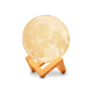 Luminária Abajur Lua Cheia 3D de Mesa – Decoração LED Sem Fio e Relaxante