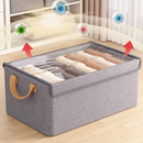 Caixa Organizadora Dobrável Multiuso Com Tampa Feita em TNT Resistente E Ecológico