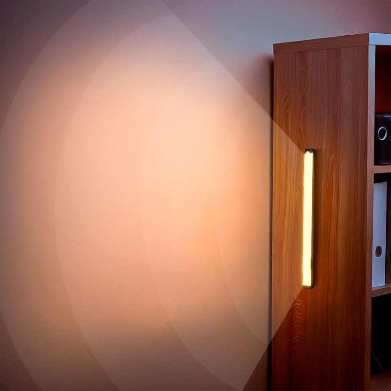 Kit Smart Luminária Inteligente Led Barra Difusa Recarregável USB com sensor de movimento Sem fio