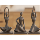 Esculturas Abstratas Modernas - Harmony Pose Trio - Decoração Sala