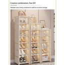 Sapateira Multiuso de Vários Andares Organizador de Sapatos Tênis Prateleiras Empilhável Modular Leve Compacta Quarto